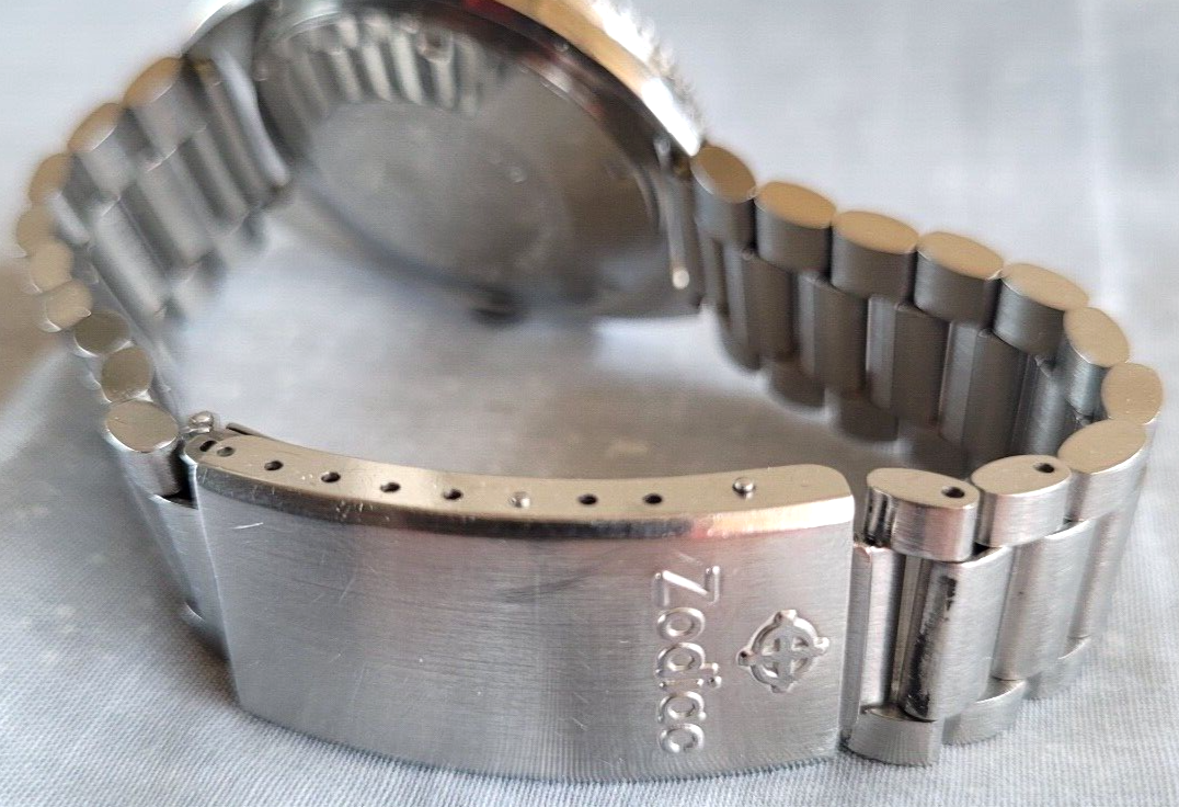 Rare Zodiac Sea Wolf 86404 Stainless Steel Dive Watch Bracelet ETA