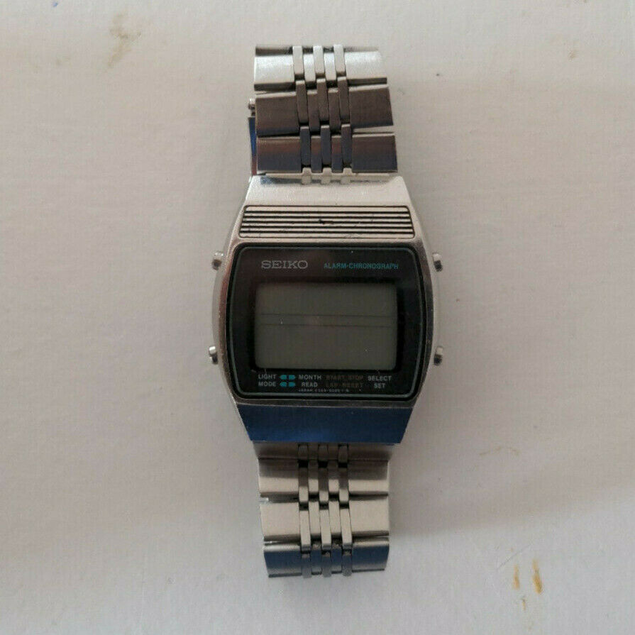 Seiko A359-5010 [A1] Silver Wristwatch (UNTESTED, GREAT SHAPE) | WatchCharts