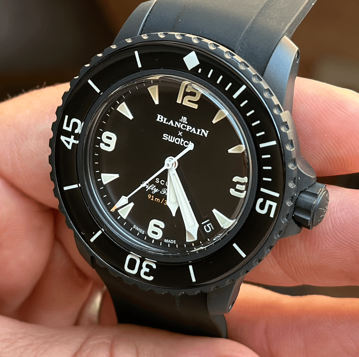 WTS] Blancpain x Swatch Ocean of Storms $415 | WatchCharts