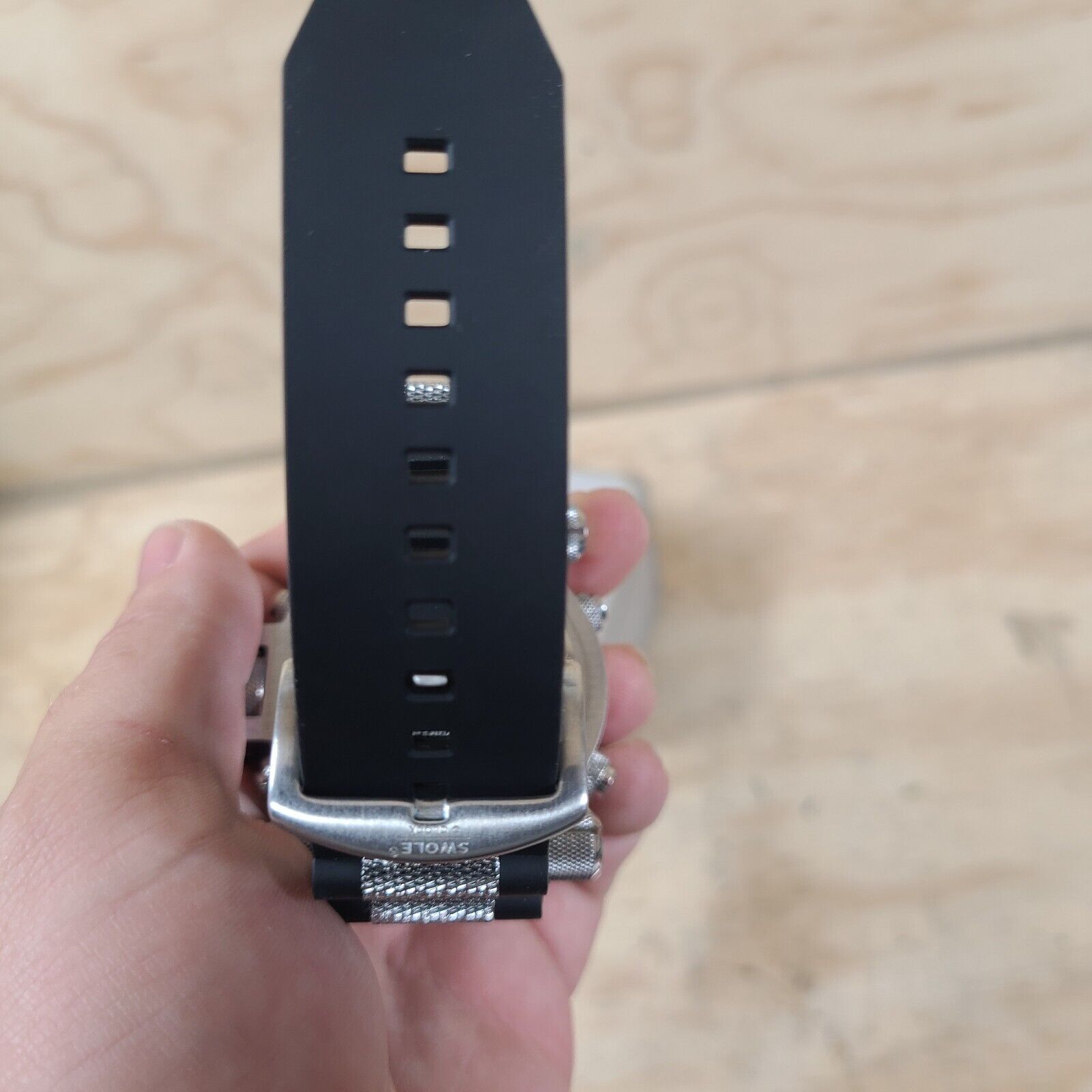 Swole O'Clock 100M WR Original V4 Silver Watch with