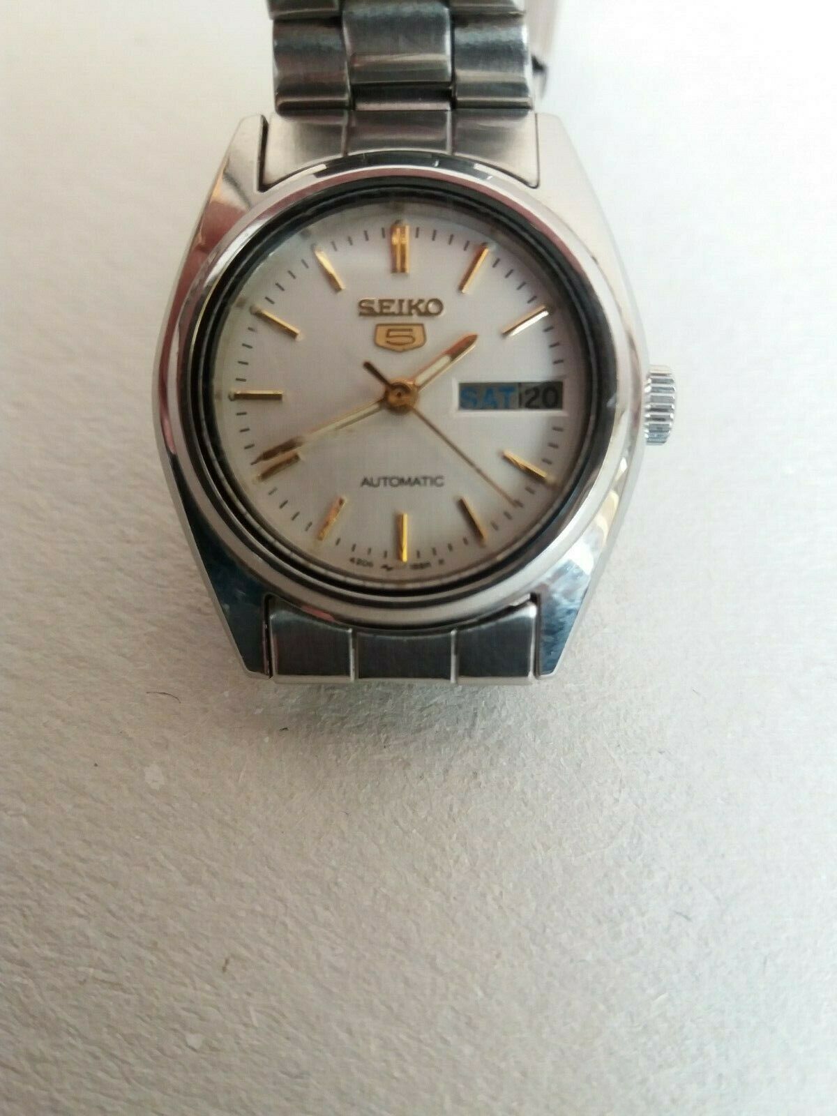 Vintage SEIKO 5 4206-0500 A0 LADY'S Mechanical AUTOMATIC