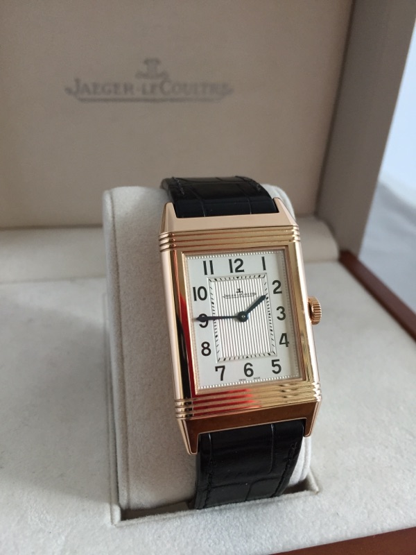 FSOT Jaeger Lecoultre 18k Rose Gold Grande Reverso Ultra Thin