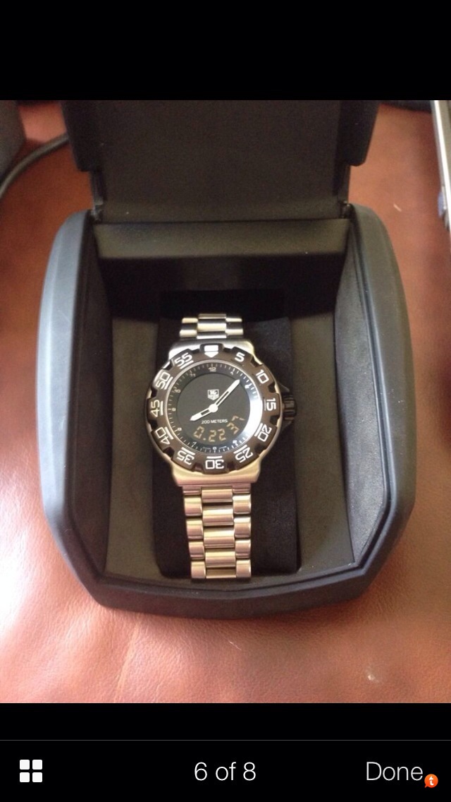TAG HEUER corona orologio e tubo ORIGINALE ref. HC0241 HC1062 per WAP1110 WAP1111 WAP1112 WAP1114 AQUARACER