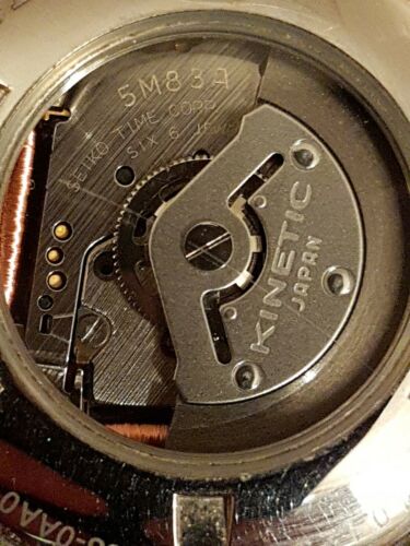 Seiko Kinetic 100m Mens Watch 5M83-0AA0 | WatchCharts Marketplace