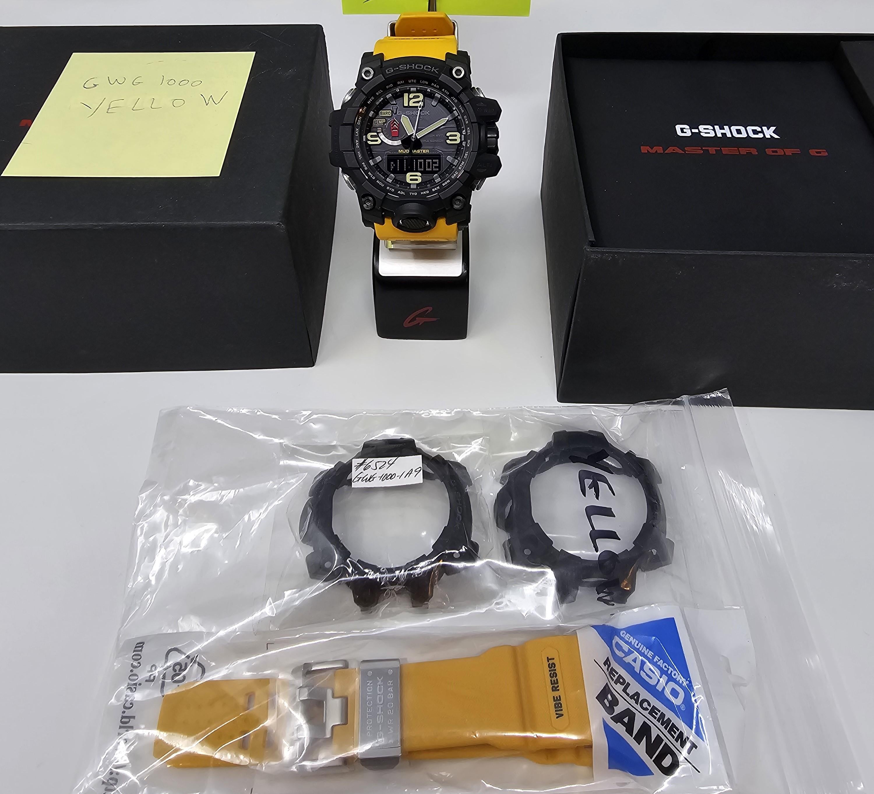 WTS] Casio G-Shock GWG-1000-1A9 YELLOW Mudmaster - Brand New Band 