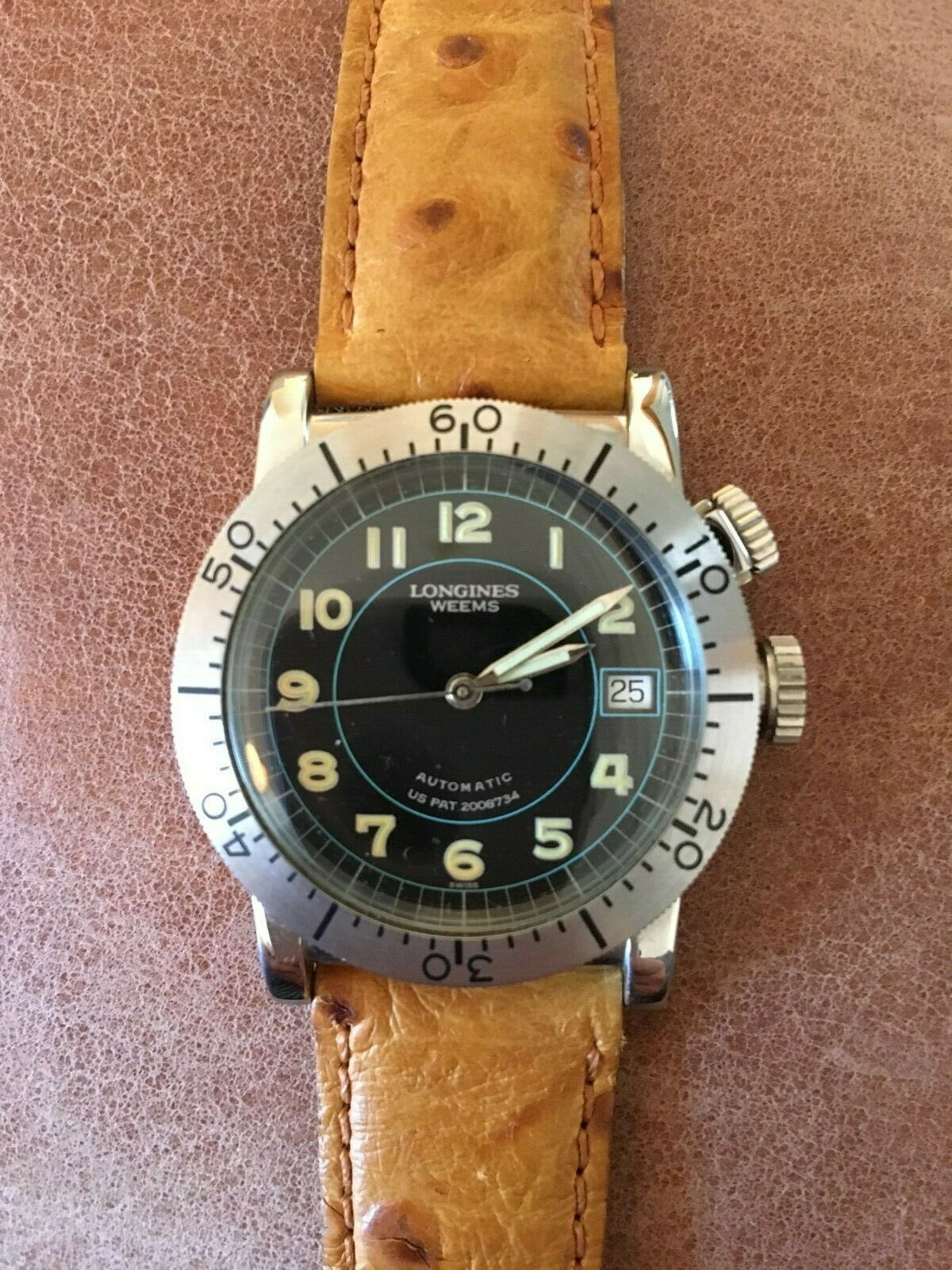 Longines L2.608.4 Weems Automatic PIlots Watch 1995 WW2 Reissue