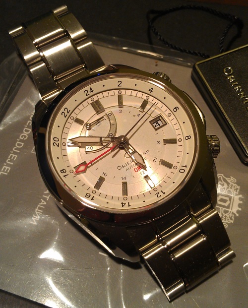 FS Orient Star Star Seeker GMT Off White Dial DJ00002W