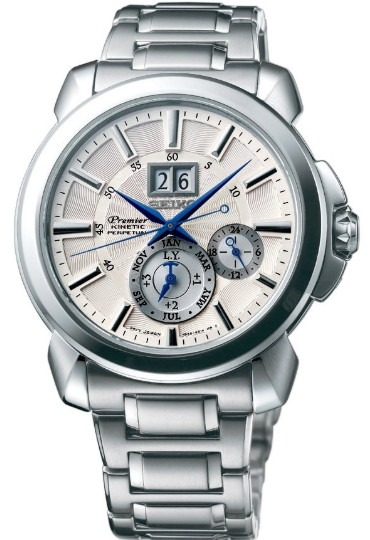 antydning Virkelig Tal højt Belt adjustment free] SEIKO SNP159 Seiko Kinetic Perpetual Calendar Men's  Watch White Watch | WatchCharts