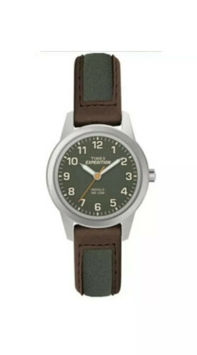 Timex Expedition Field Mini 26mm Leather Strap Brown Sport Watch