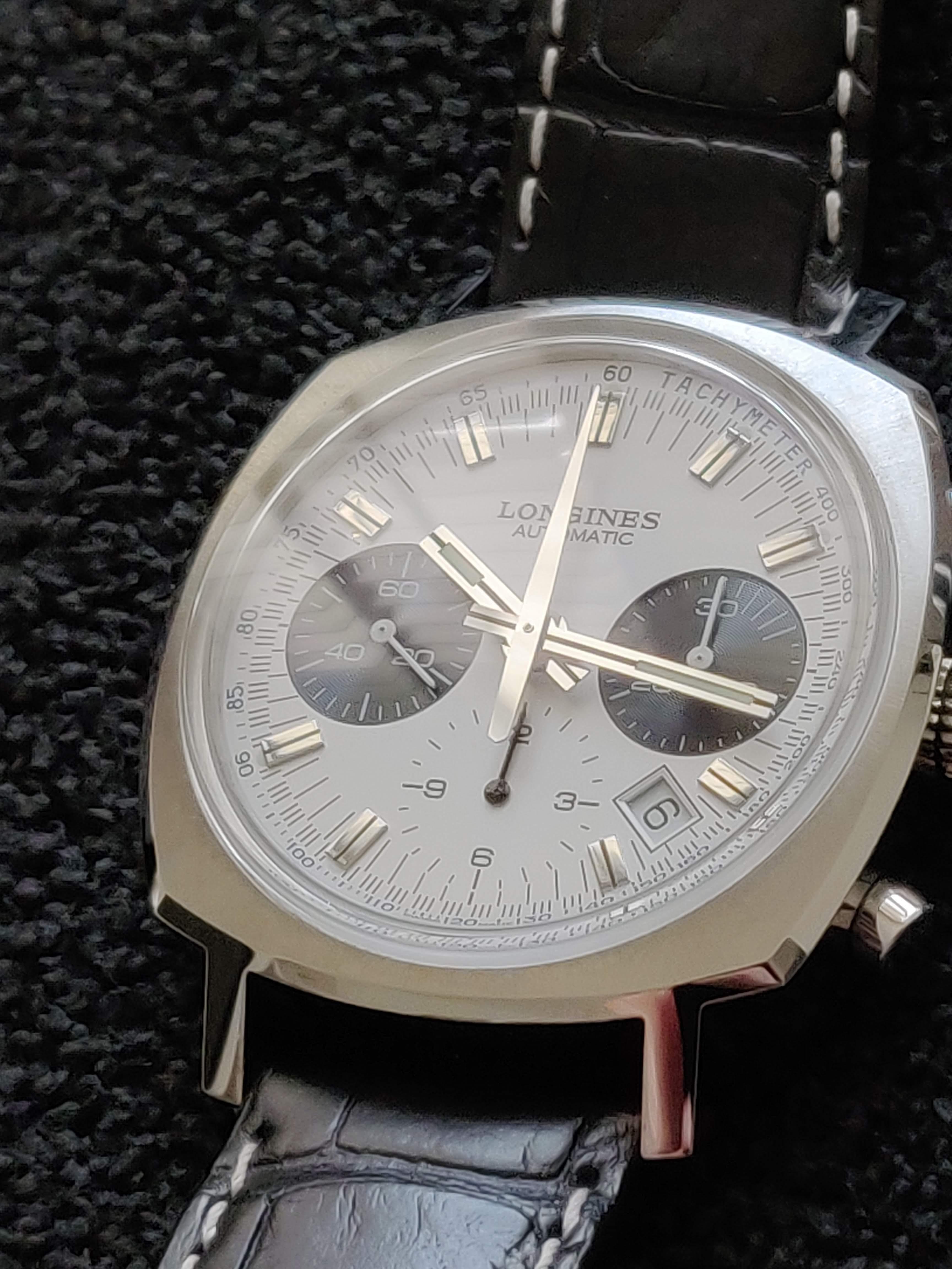 [WTS] Longines Heritage 1973 Panda dial column wheel chronograph - full ...