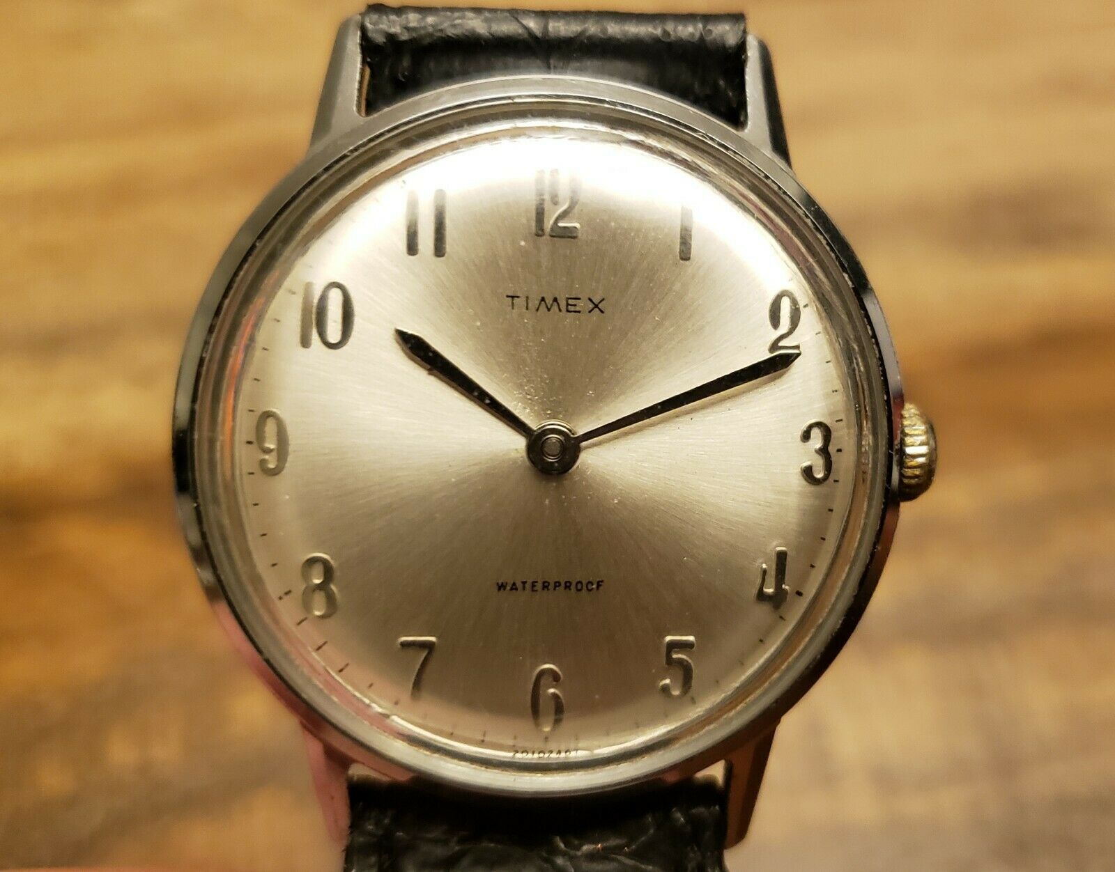 RARE Vintage 1967 Timex 2 Hand Marlin 2010 2467 Mens Watch