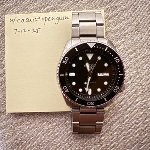 Vintage Seiko 5 DX 25 Jewels Automatic 6106-8140 July 1968