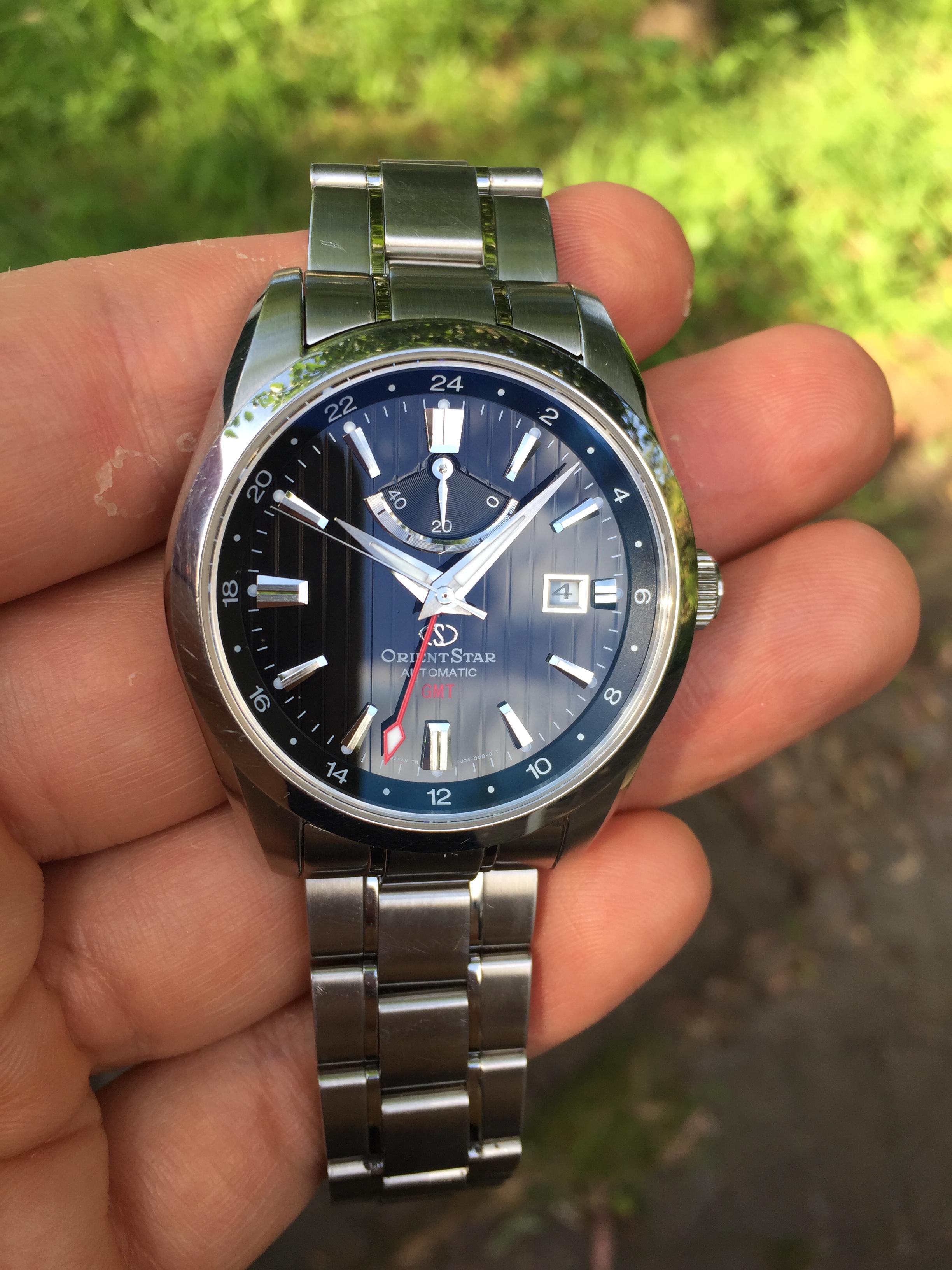 廃盤品　美品　Orient star GMT WZ0071DJ  腕時計