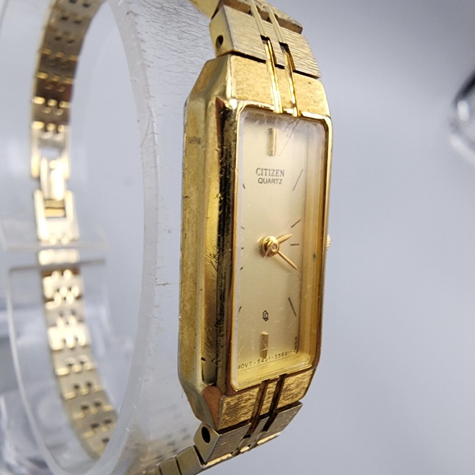 Citizen Womens 5421-S18523 Quartz Gold Tone Watch Bracelet