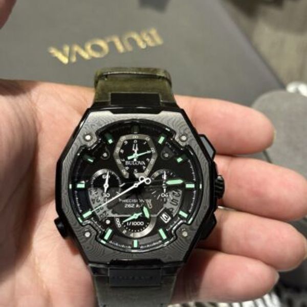 Bulova Precisionist X Special Edition Men's Black Watch - 98B355 Pre ...