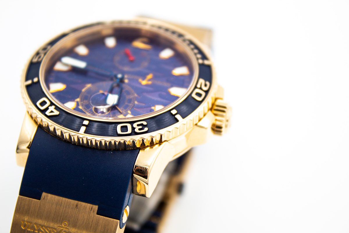 Ulysse Nardin Maxi Marine Rose Gold Blue Surf Limited Edition 266