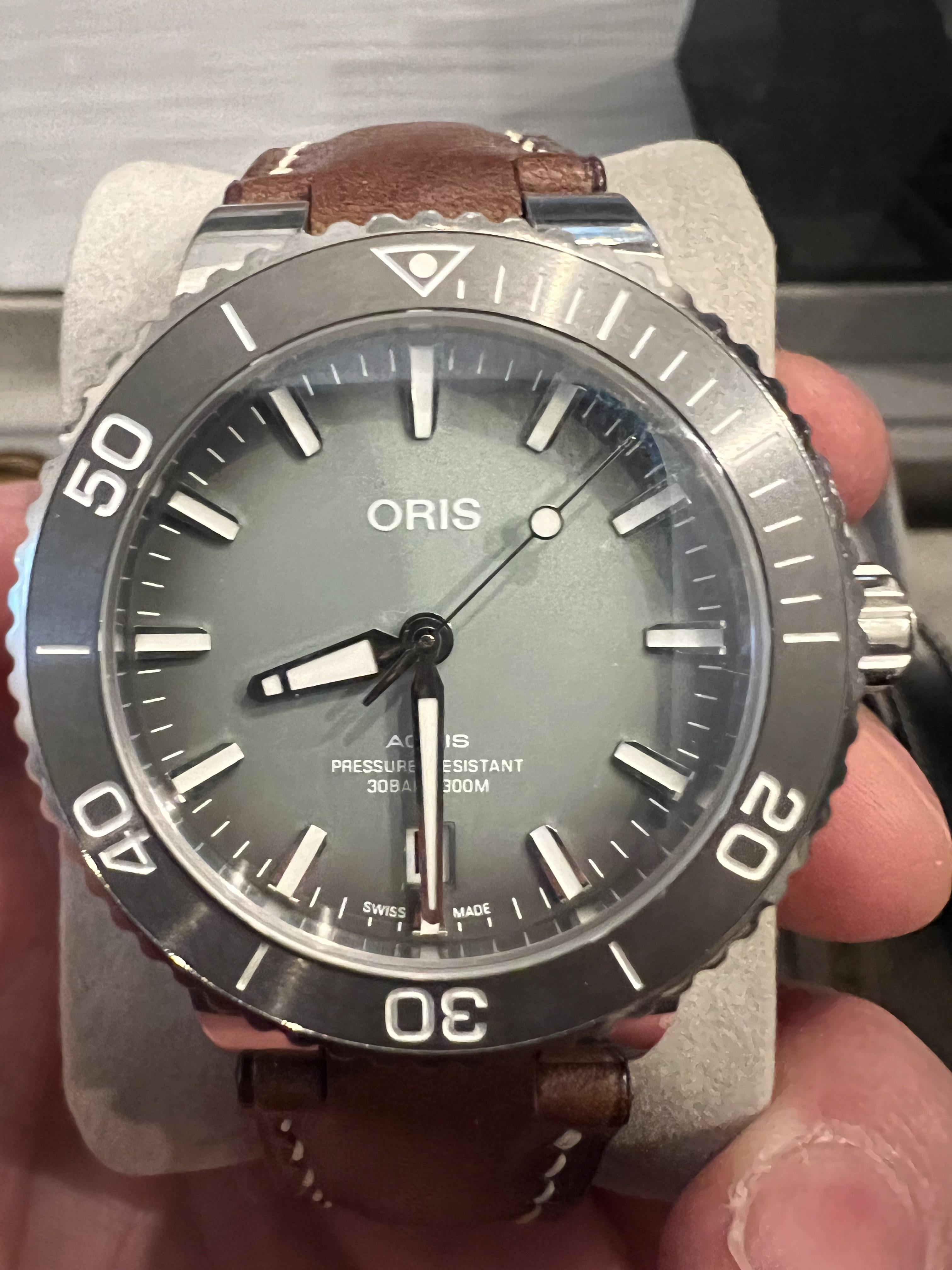 WTS Oris Aquis 39.5 Tungsten Bezel Insert Full Kit w amazing