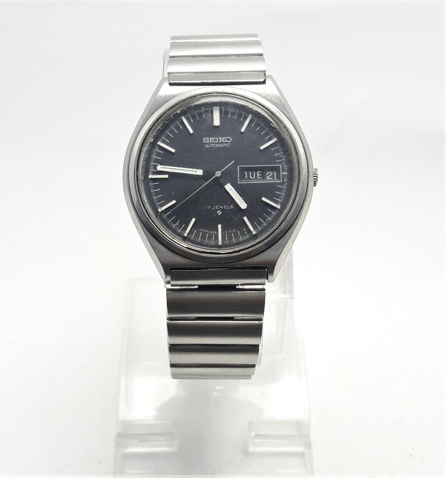 VINTAGE SEIKO 6309-8300 A2 AUTOMATIC 17J JAPAN MEN'S WATCH (2968