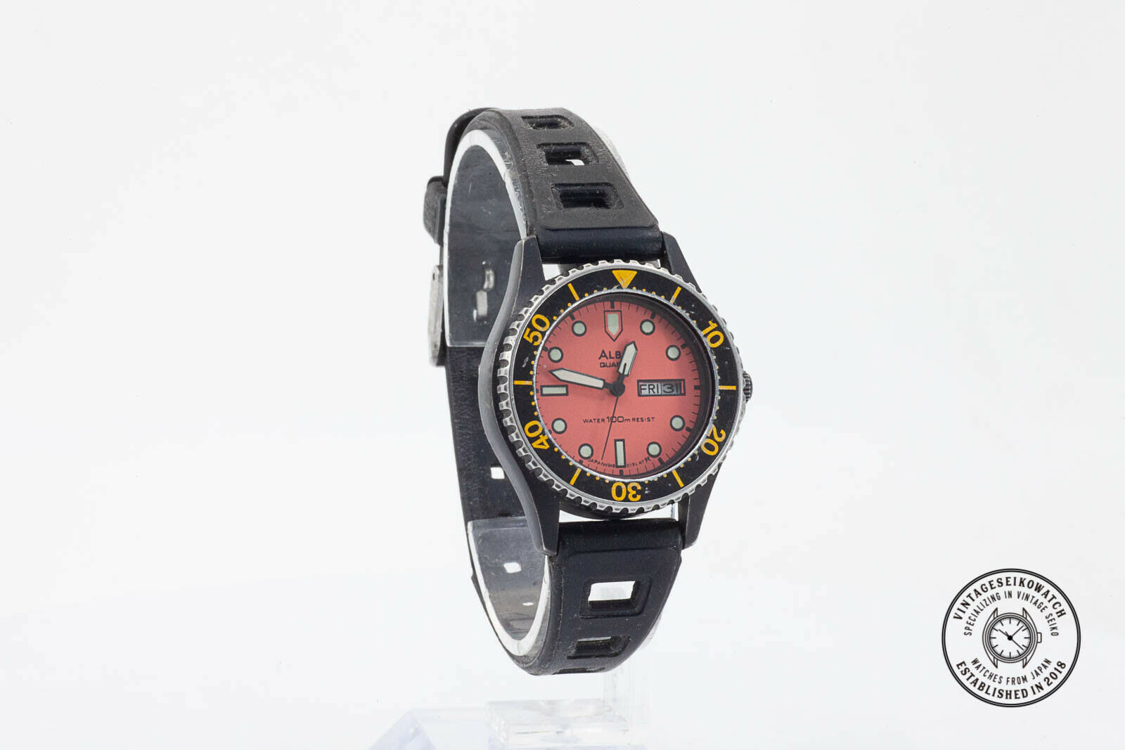 Vintage ALBA (SEIKO) QUARTZ V248-0070 LADIES DIVER WATCH JAPAN