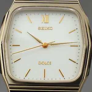 N MINT++] SEIKO Dolce 8N51-5000 Quartz White Men's Watch in 1992
