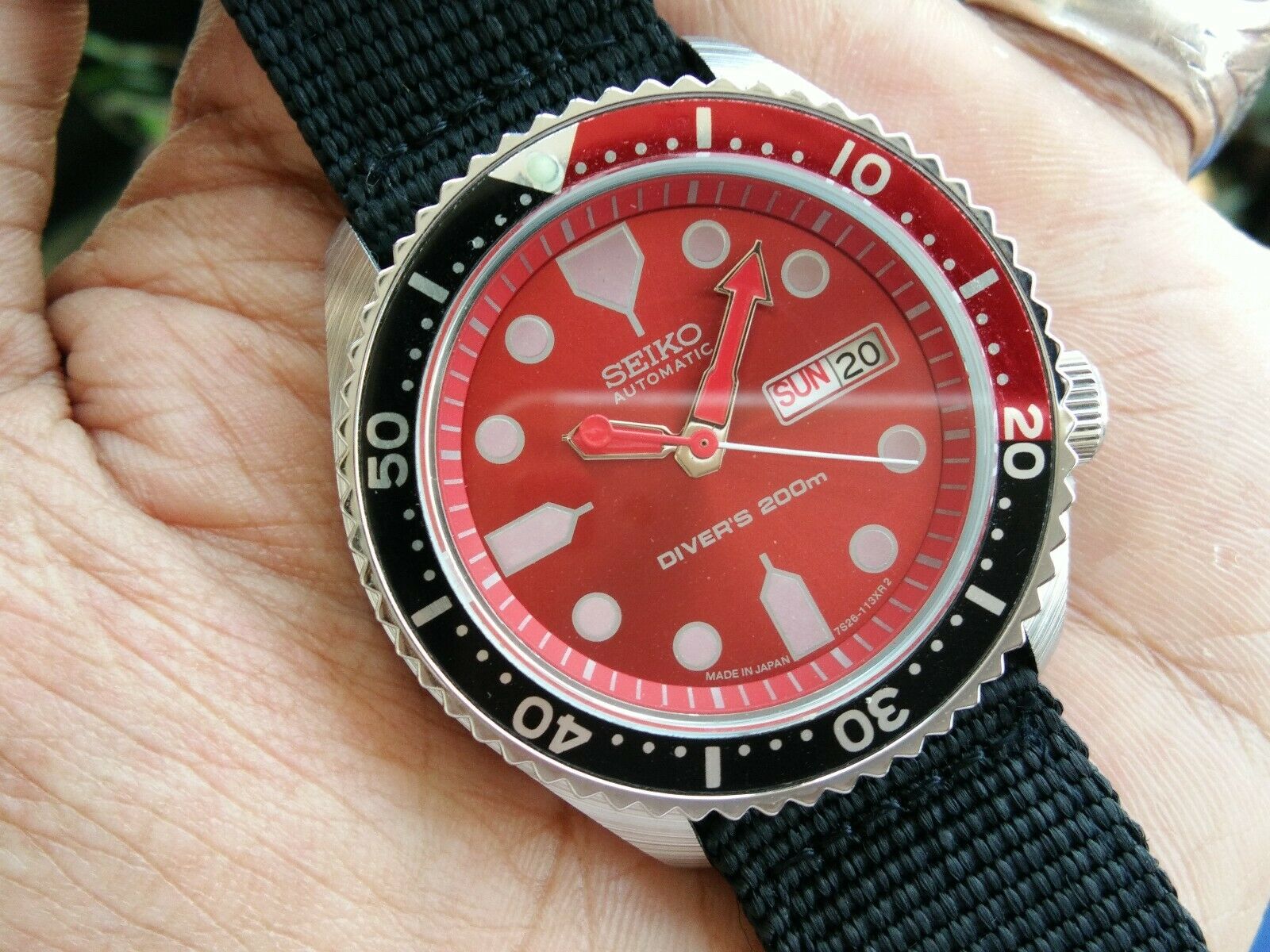 Sei ko Diver's 200M Cal.(7S26-0020) Automatic Men's watch