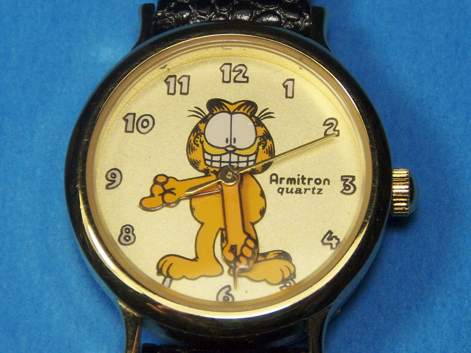 Vintage Garfield outlet Genuine Leather Watch