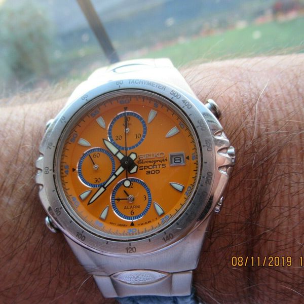 Seiko 7t32-6h60 Giugiaro Design Macchina Sportiva Oct 1996