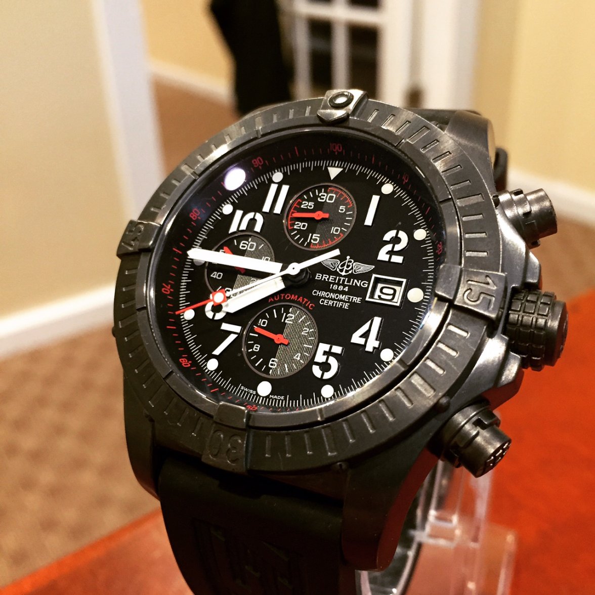 Breitling super best sale avenger black