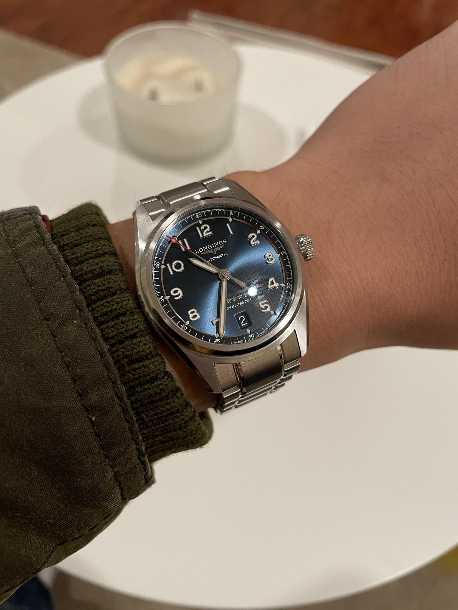 WTS Longines Spirit 37 blue dial on bracelet WatchCharts