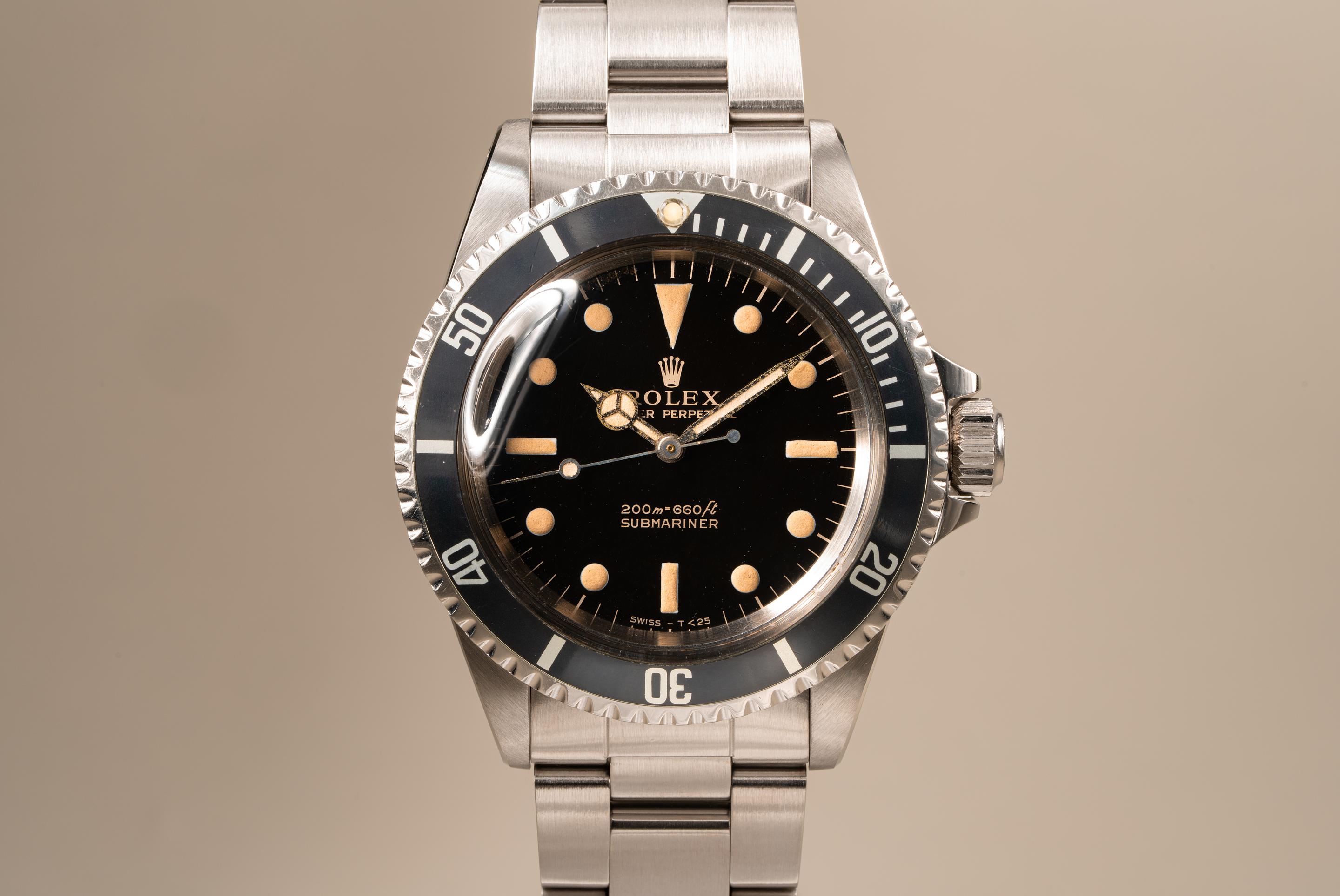 FS 1966 Rolex Submariner 5513 with Gilt Dial WatchCharts