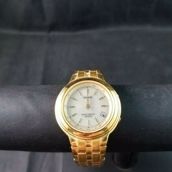 Casio Ladies Wave Ceptor Gold Watch LWQ120 WatchCharts Marketplace