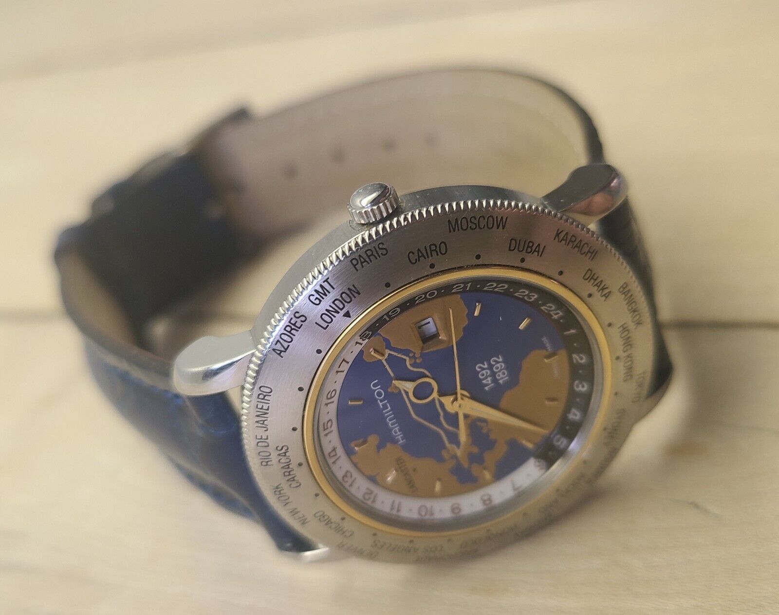 Extremely Rare Hamilton Watch World Timer