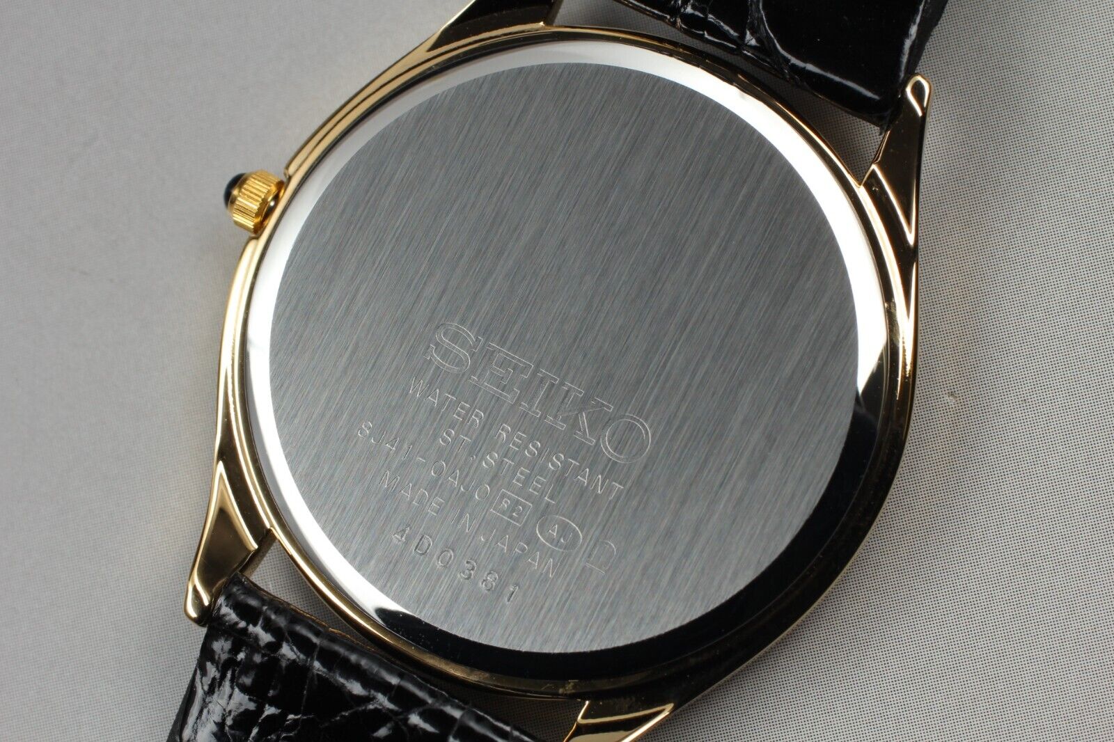 N MINT】 Seiko Dolce 8J41-0AJ0 SACM150 Gold Men's Quartz Watch