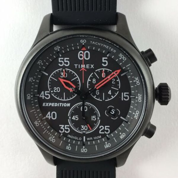timex field chronograph