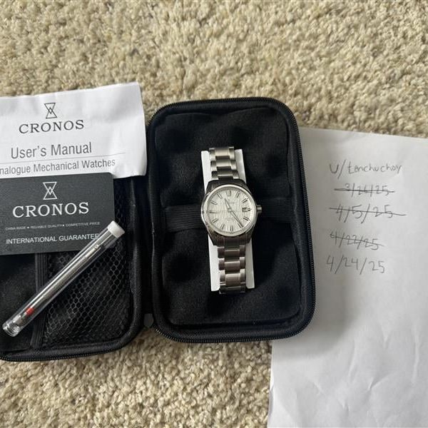 [WTS] Cronos L6037M “White Birch” Homage – Regulated PT5000 – Like New ...