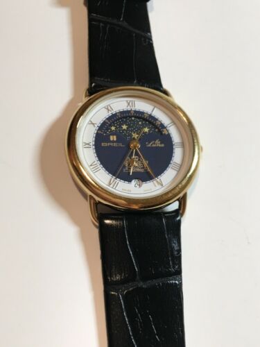 BREIL LA LUNA Calendar Moonphase Swiss Made Men s Watch