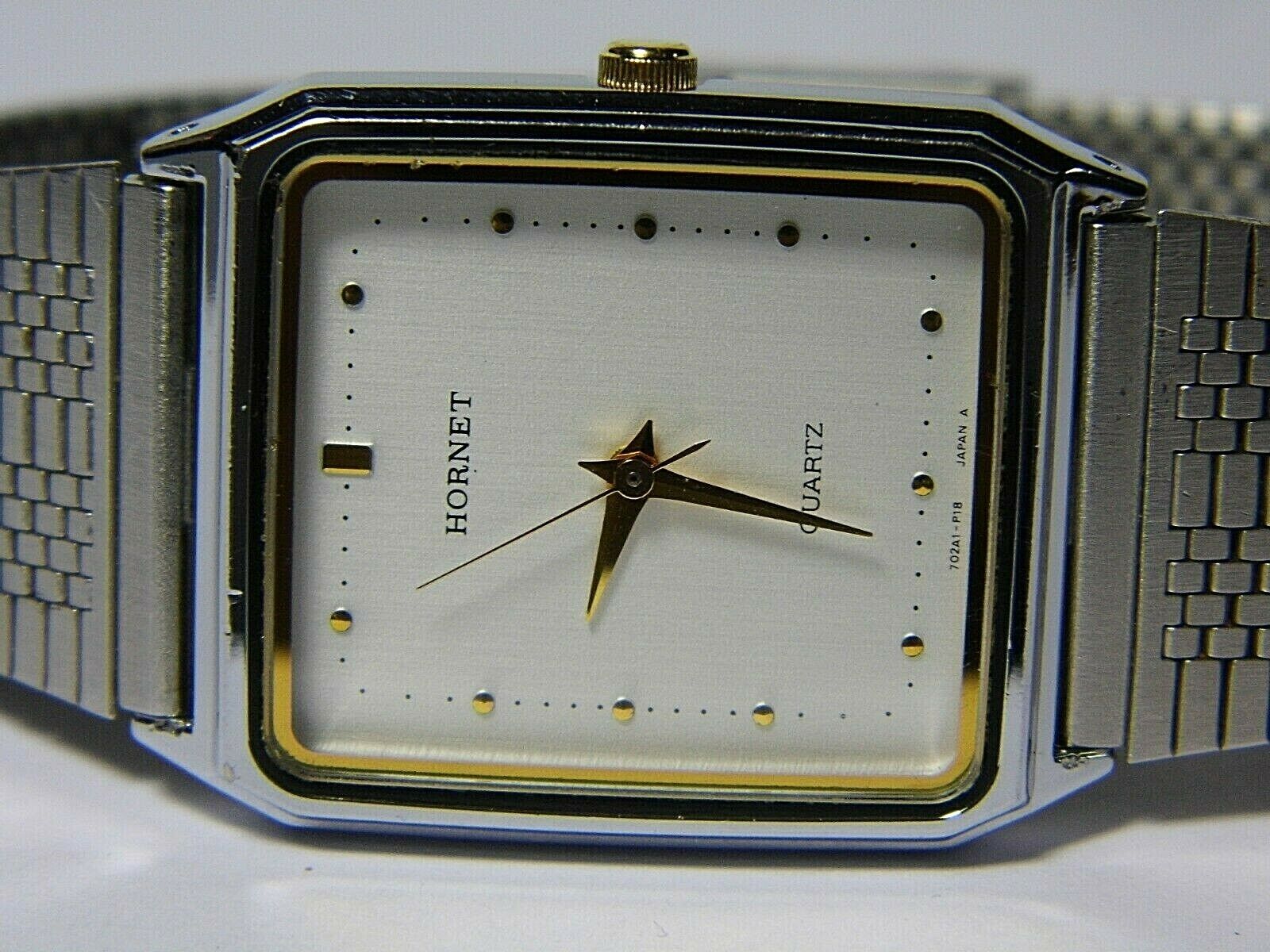 HORNET HN-150 (CASIO) RARE GENTS 80'S VINTAGE DRESS WATCH IN