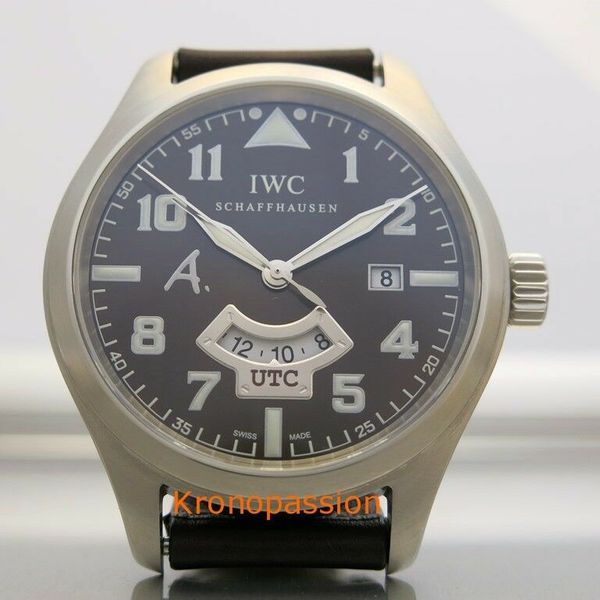 IWC UTC Pilot St Exupery Brown Dial 44mm IW326102 Limited Edition to ...