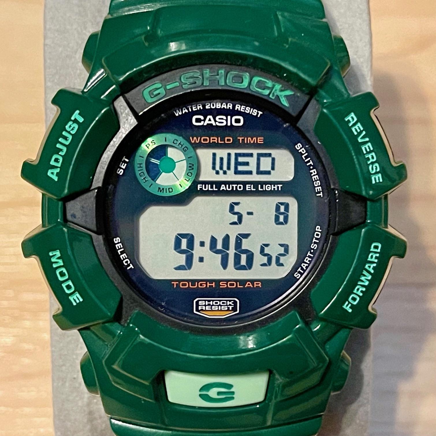 WTS] Casio G-Shock G-2300GR-3 Green Collection Tough Solar Digital