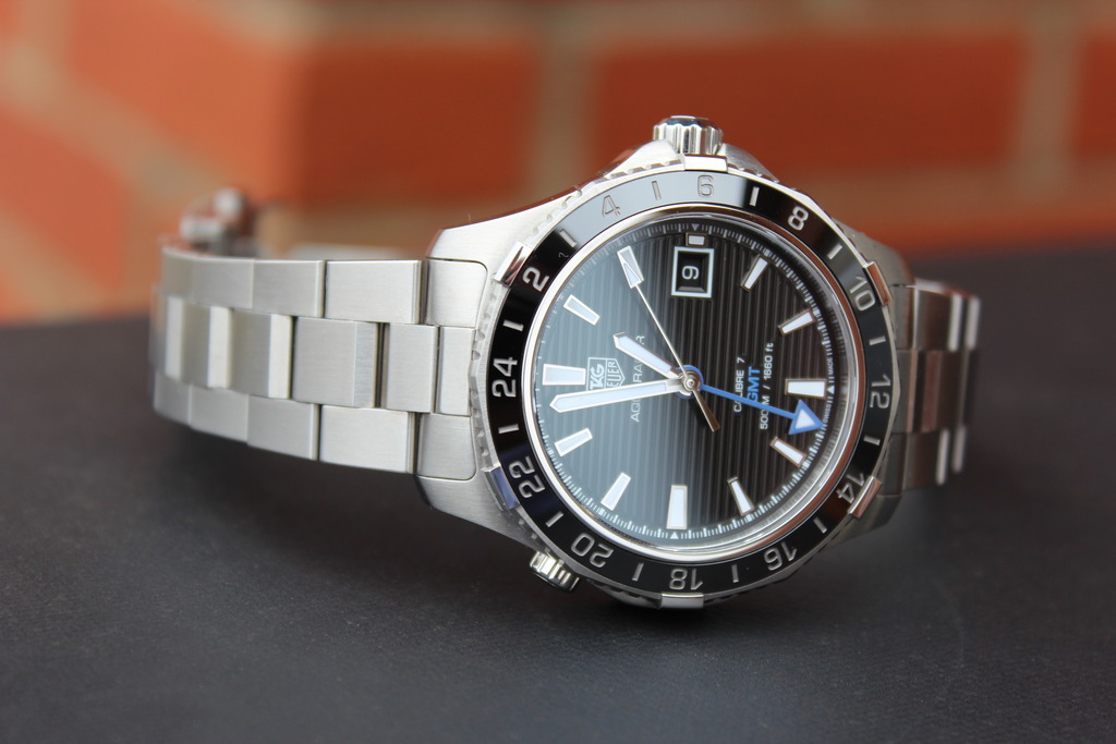 Tag Heuer WAK211A Ceramic Bezel Aquaracer 41mm Calibre 7 Auto GMT