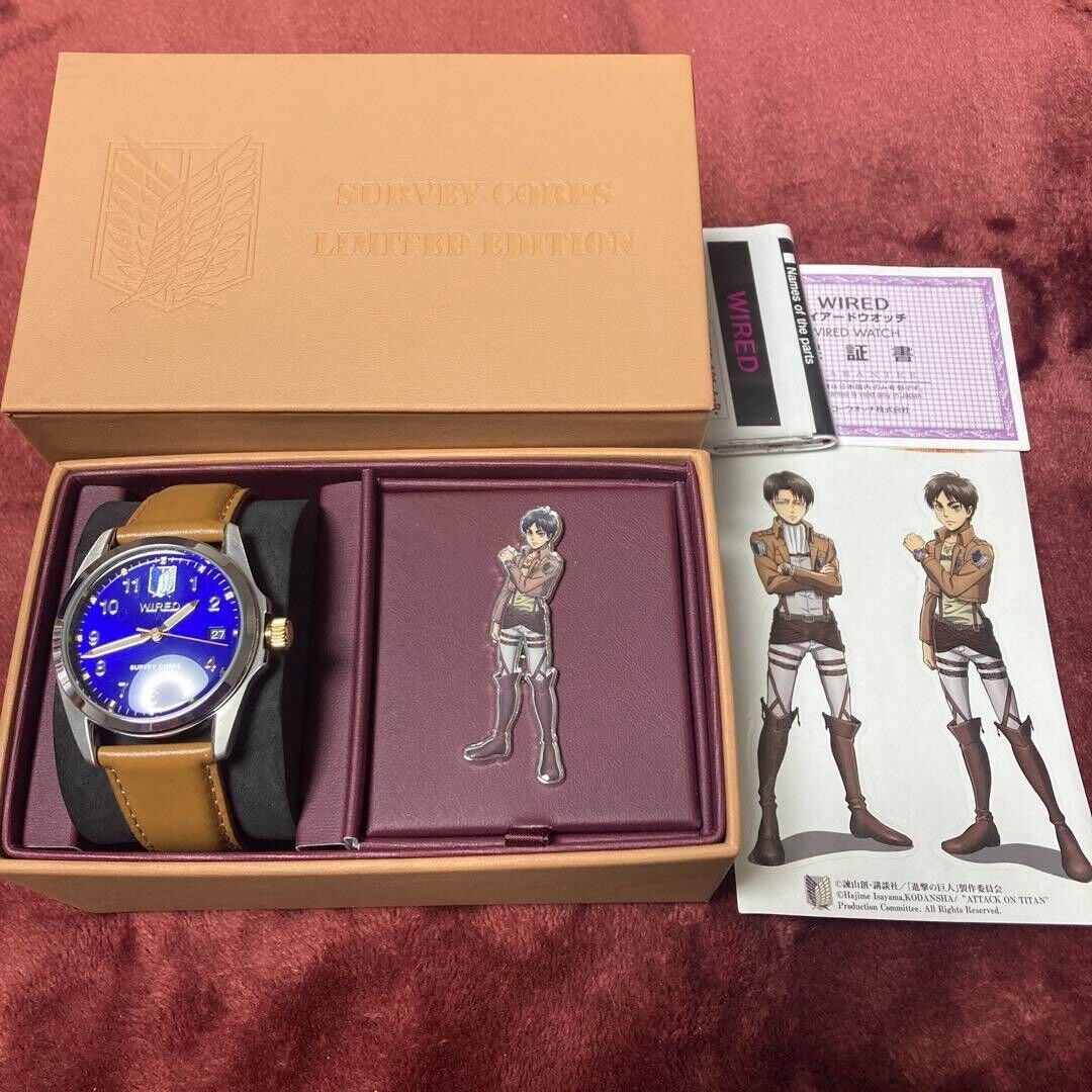 Wired watch best sale attack on titan