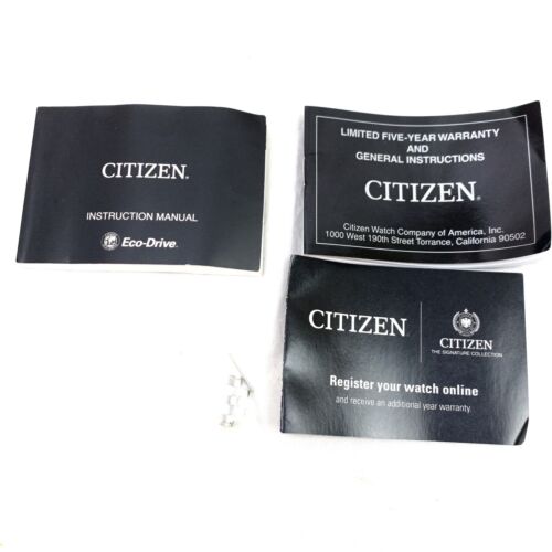 Citizen eco drive top titanium radio controlled manual