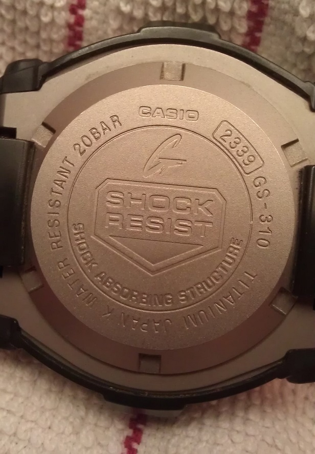 FS: Casio Giez GS-310 Titanium Screw-Back G-Shock: $110