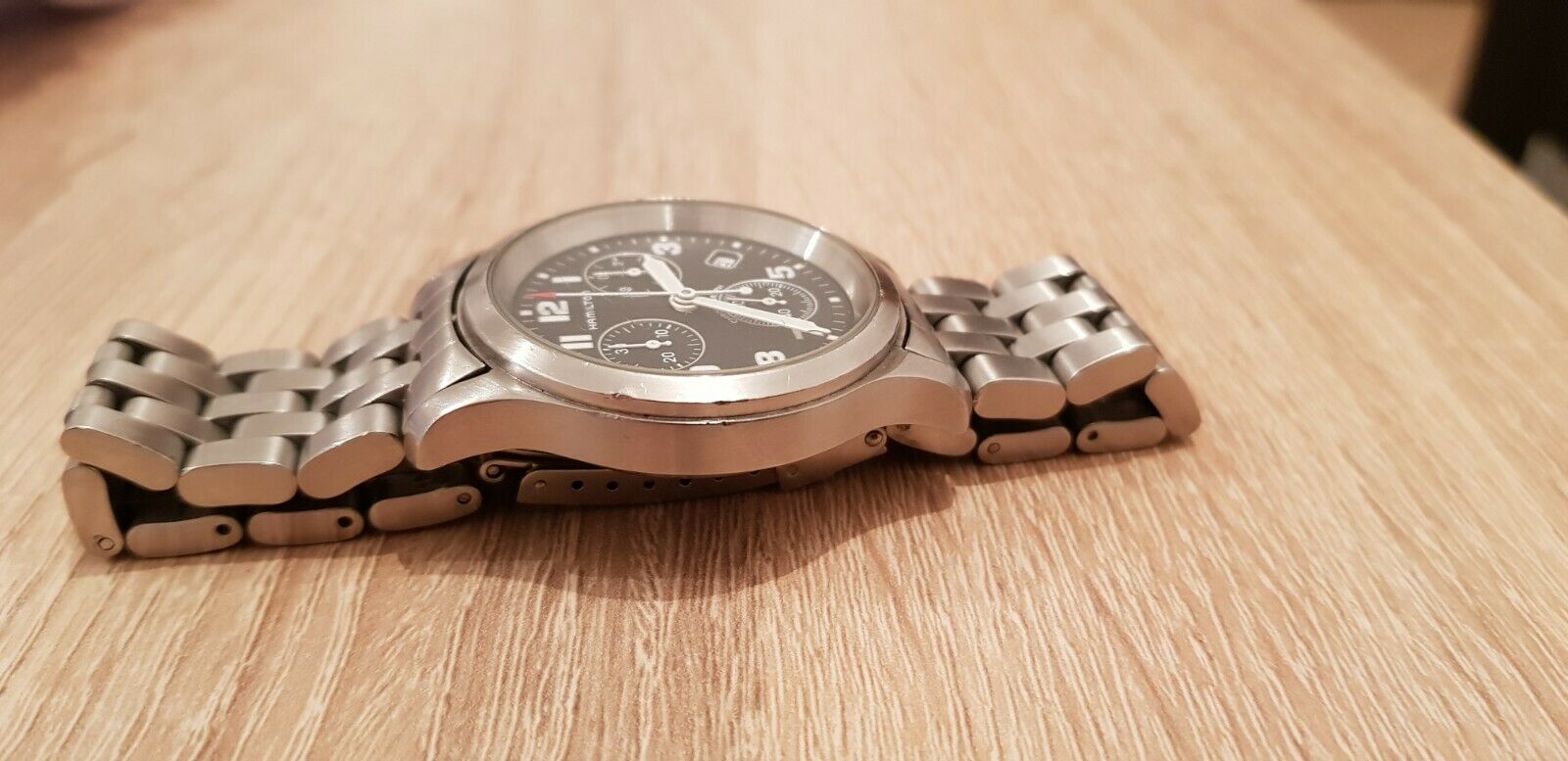 HAMILTON CHRONOGRAPH REF 3832 MENS QUARTZ watch working 