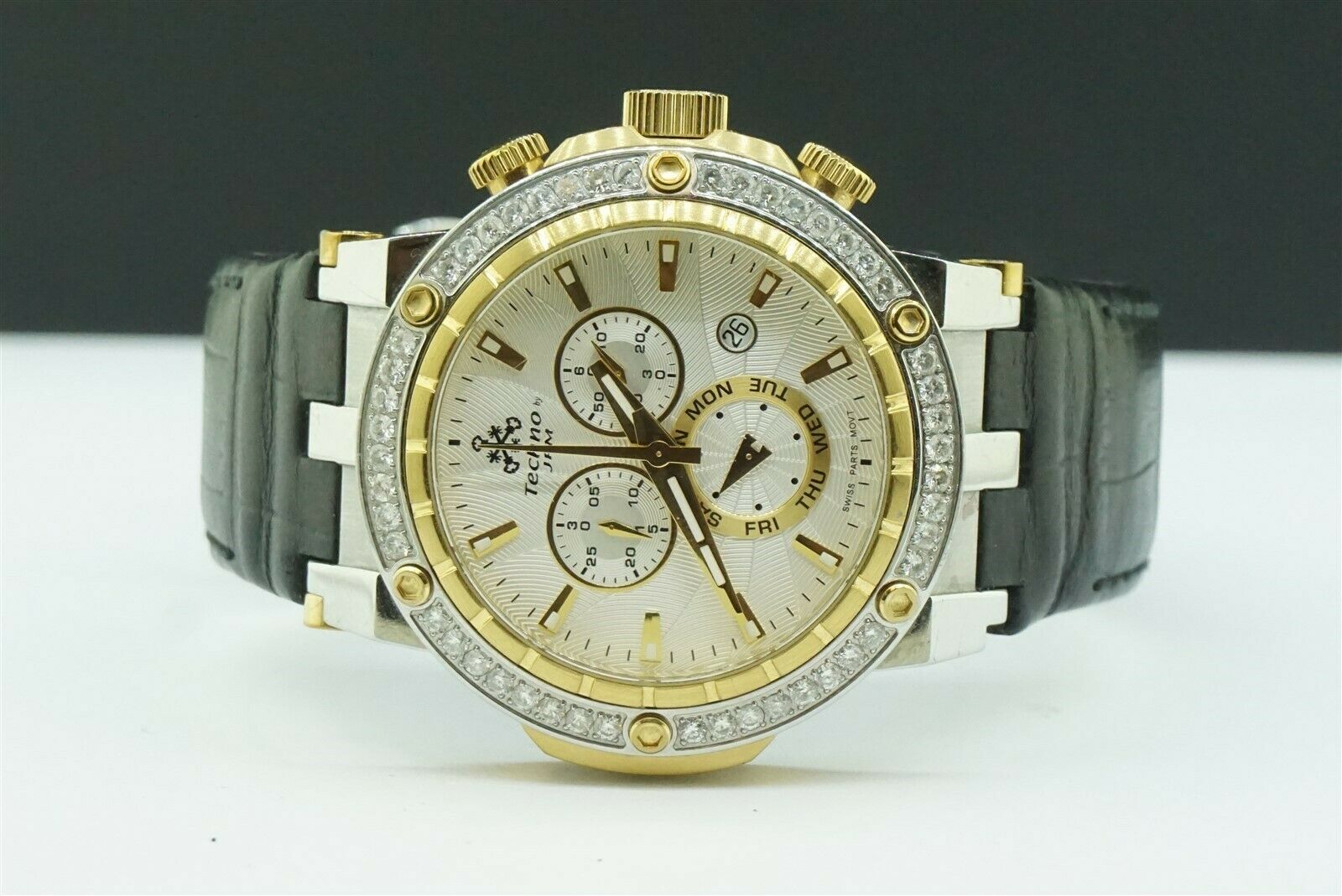 Men's Authentic Techo JPM Model 778 Diamond Chronograph Watch