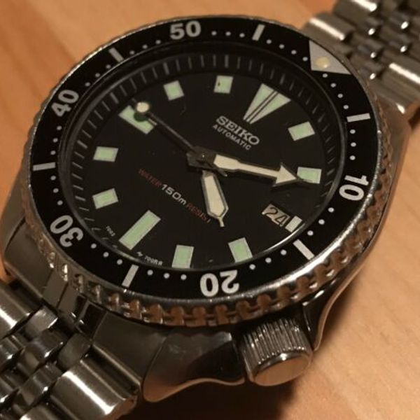 Mens Seiko 7002-7000(A1) 150m Automatic Divers Watch (See Description) |  WatchCharts