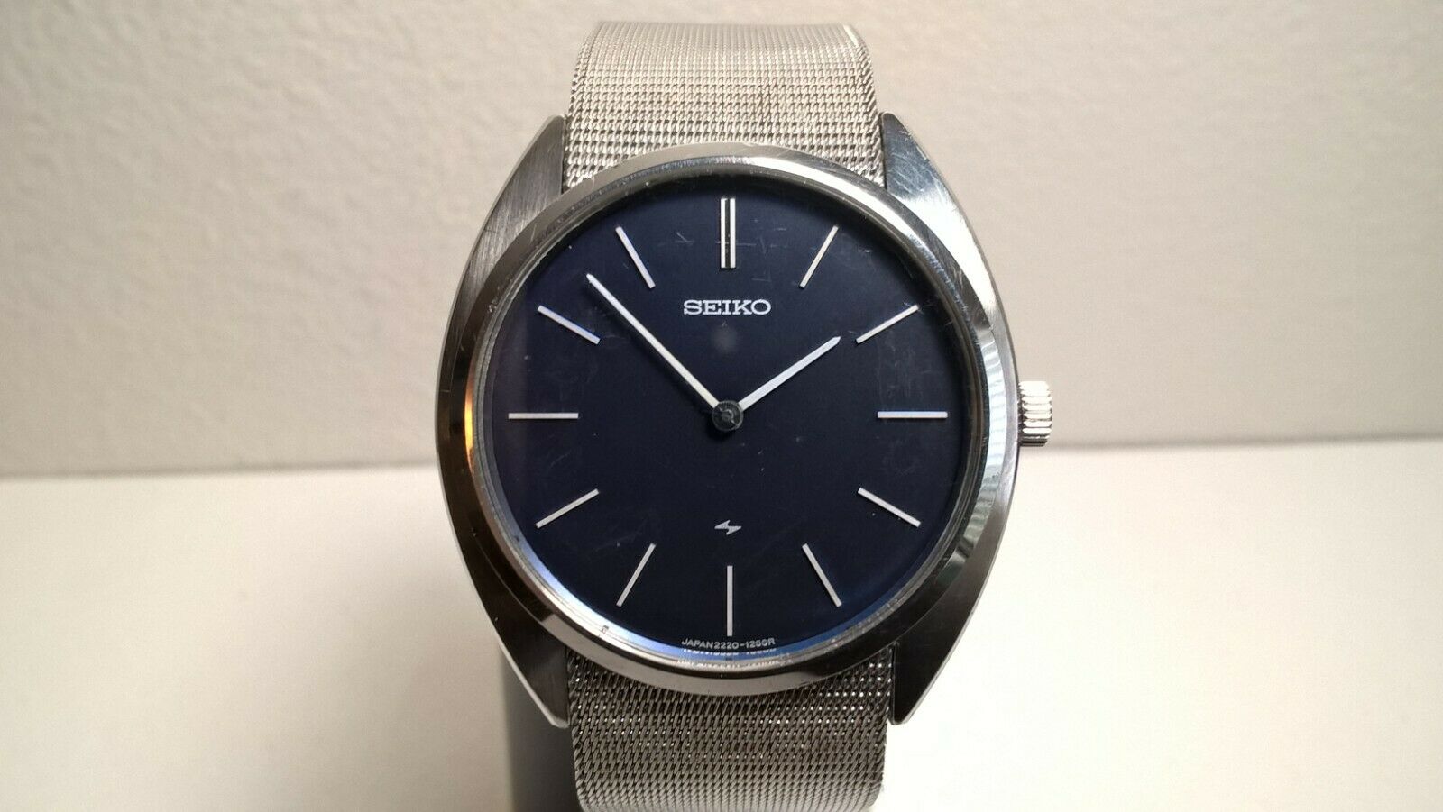 SEIKO 2220-0470手巻き時計 青文字盤 ステンレス 【公式通販】 SEIKO 