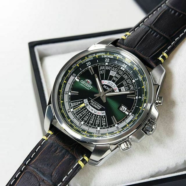 Orient automatic multi hotsell year calendar world time