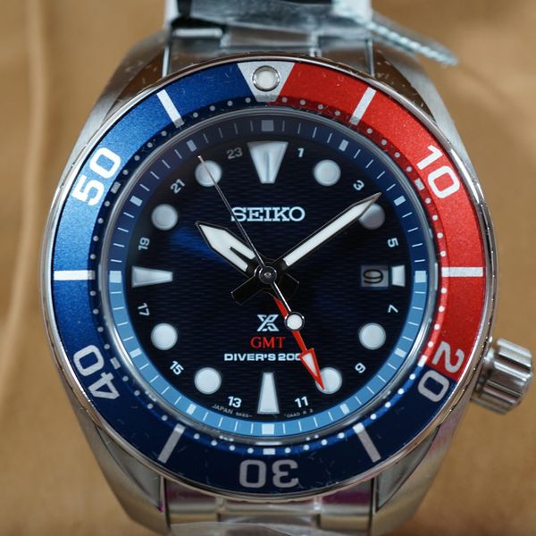 [WTS] New Seiko Prospex SBPK005 5K65 GMT Pepsi Sumo Solar Quartz - $400 ...