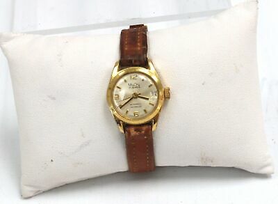 Vintage MuDu 17 Jewels Incabloc Ladies Gold Toned Automatic Wristwatch T04 WatchCharts